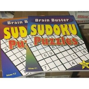 Brain Buster Sudoku Crossword 2 pc
